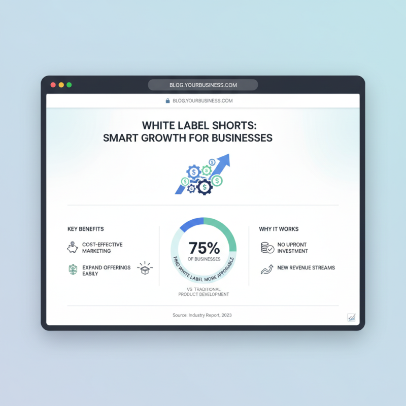 Top 10 Benefits of White Label Shorts for Your Business Growth