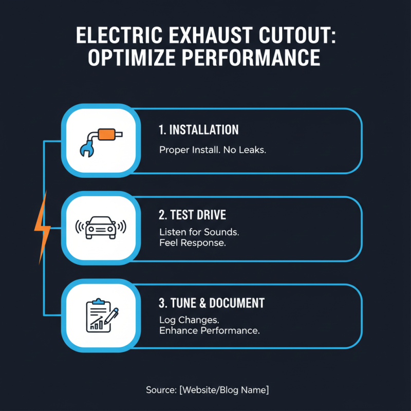 How to Install an Electric Exhaust Cutout for Better Performance?