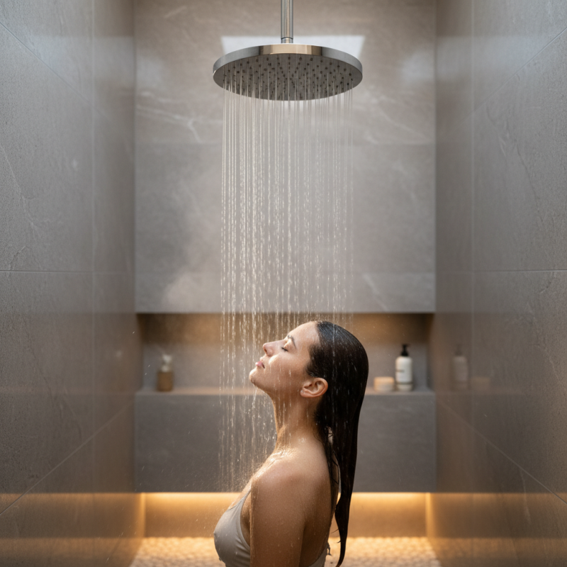 What is an Over Head Shower and How Does it Benefit You?