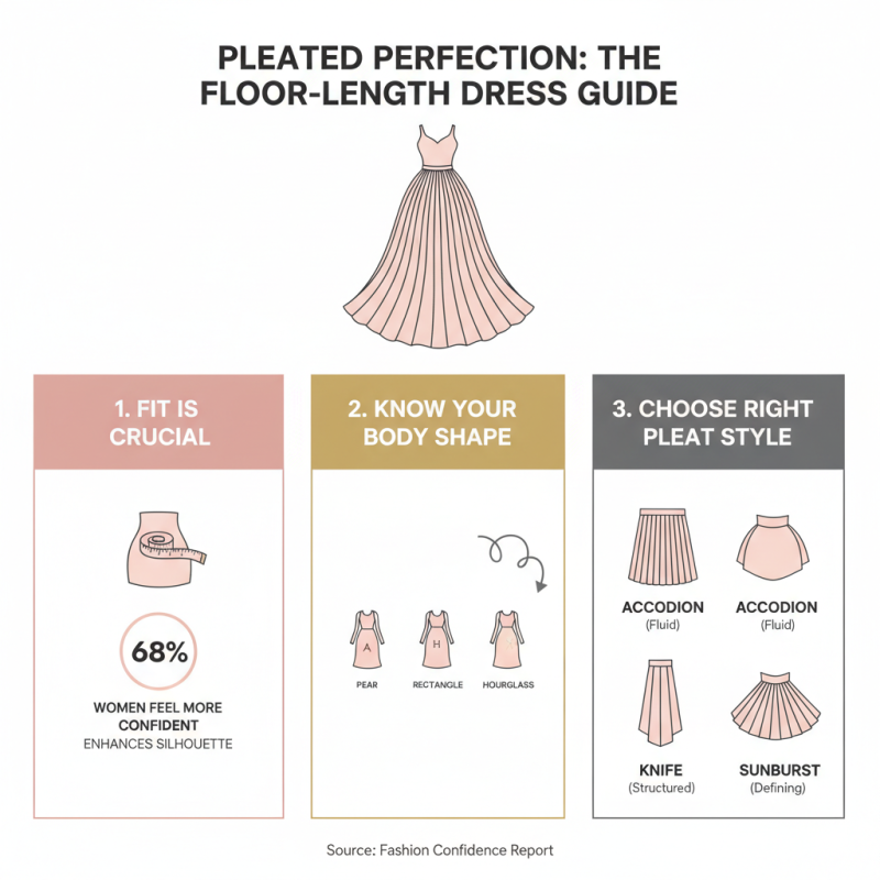 How to Choose the Perfect Pleated Floor Length Dress for Any Occasion?