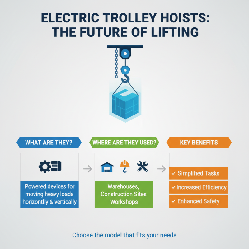 10 Best Electric Trolly Hoists for Efficient Lifting Solutions?