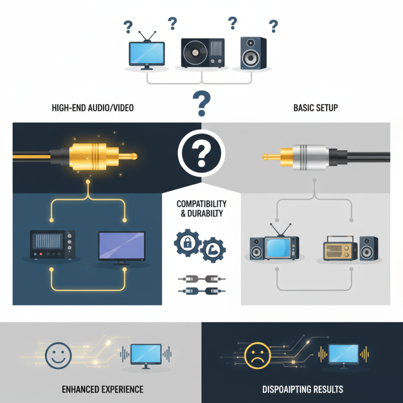 How to Choose the Right RCA Connectors for Your Devices?
