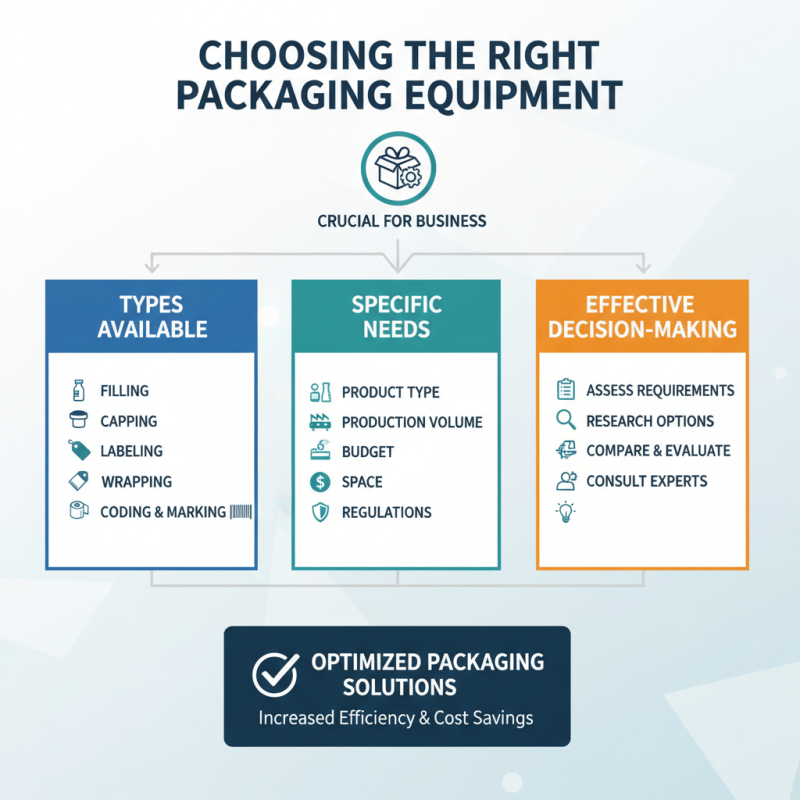 How to Choose the Right Packaging Equipment for Your Business Needs?