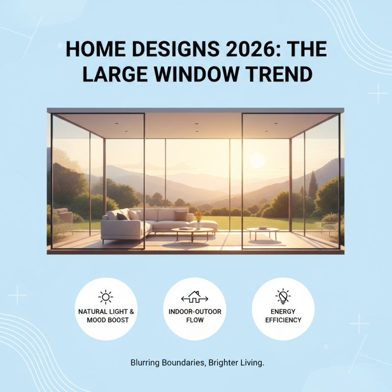 2026 Top Home Designs Featuring Large Windows for Bright Living Spaces?