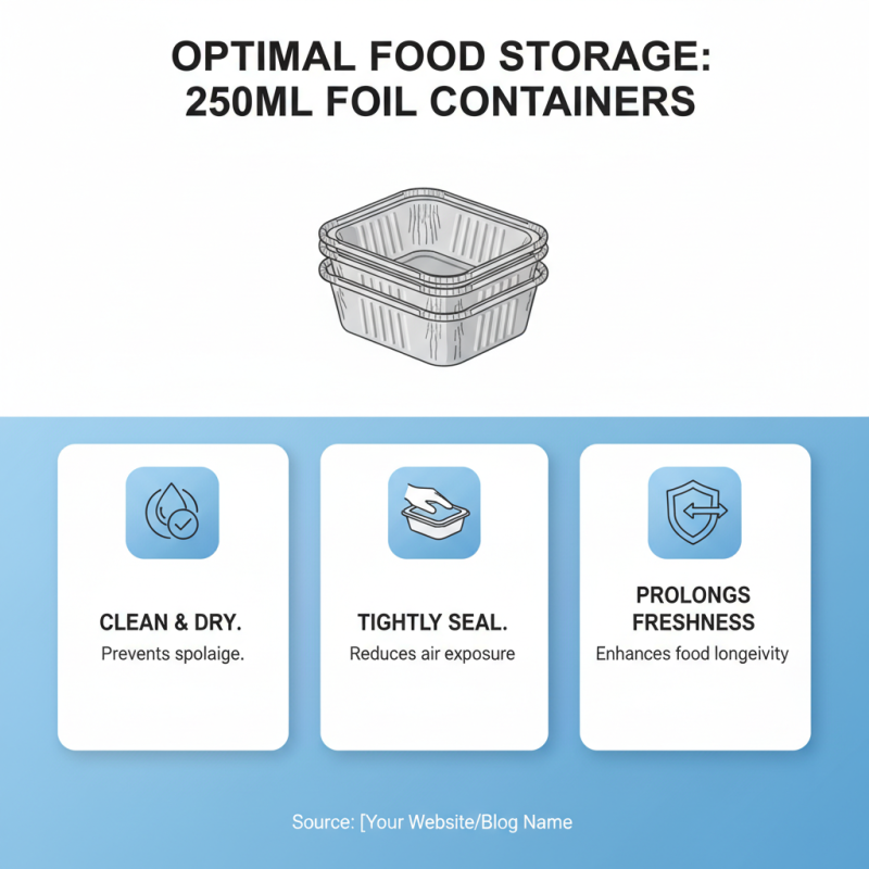 250 ml Foil Container Tips for Perfect Storage and Cooking Techniques?