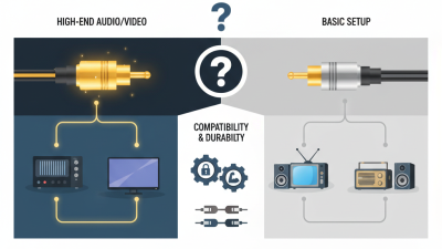 How to Choose the Right RCA Connectors for Your Devices?