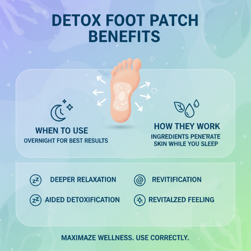How to Use Detox Foot Patch for Maximum Benefits?