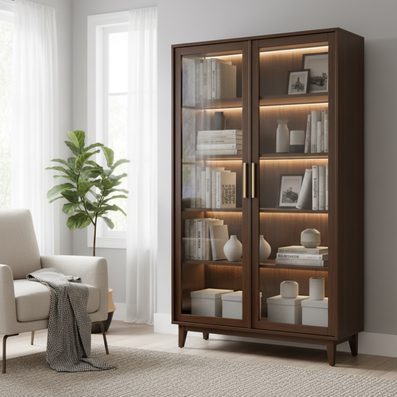 How to Choose the Best Glass Door Storage Cabinet for Your Home?