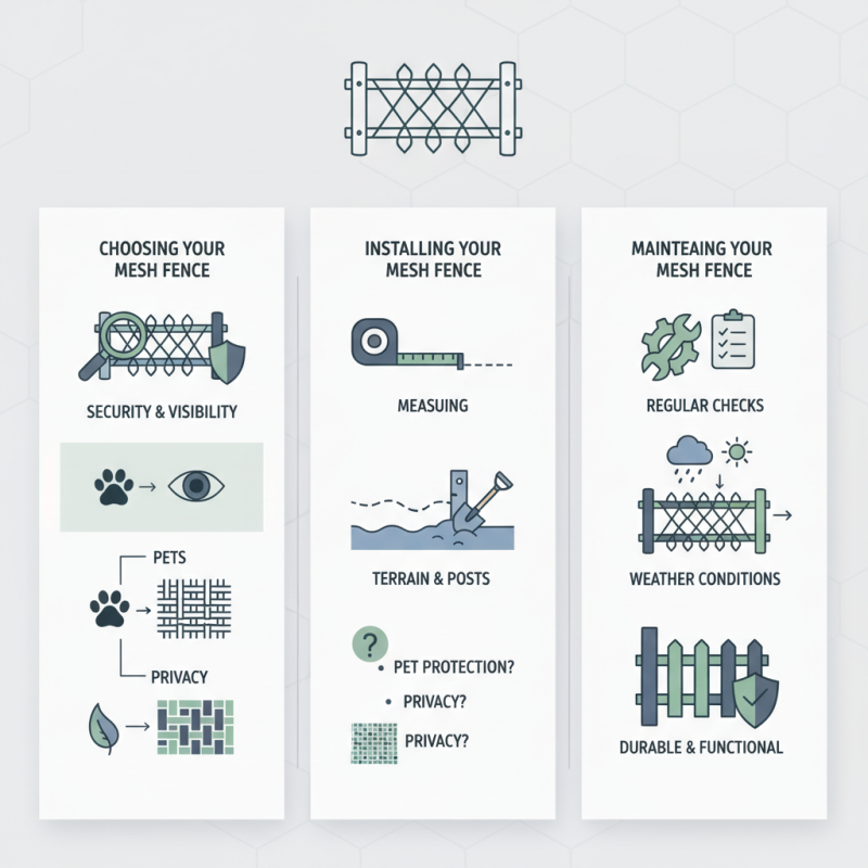 Mesh Fence Tips for Choosing Installing and Maintaining Your Fence?