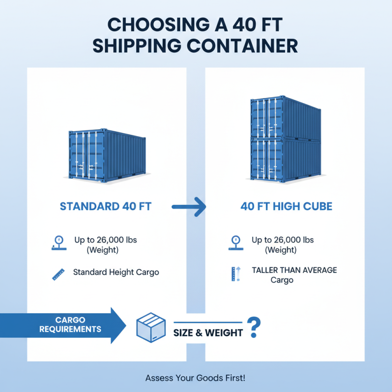 How to Choose the Right 40 Ft Container for Your Shipping Needs?