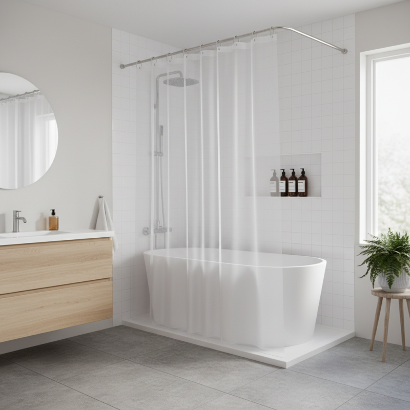 How to Choose the Best Clear Shower Curtain for Your Bathroom?