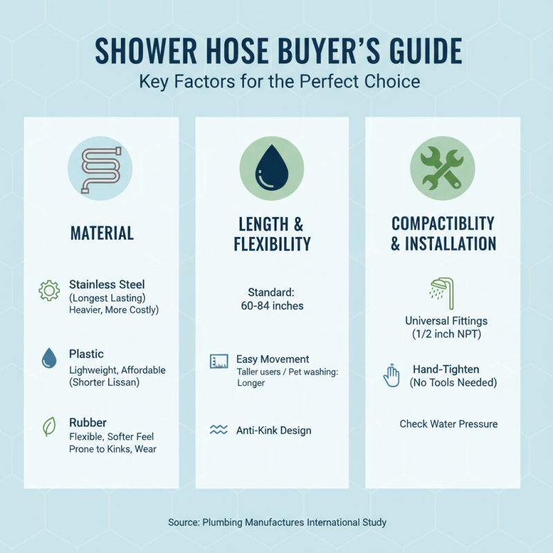 2026 How to Choose the Right Shower Hose for Your Needs?