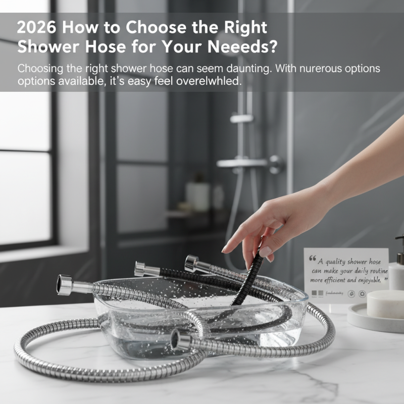 2026 How to Choose the Right Shower Hose for Your Needs?