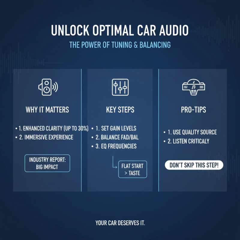 Top 10 Car Audio Tips for Better Sound Quality?