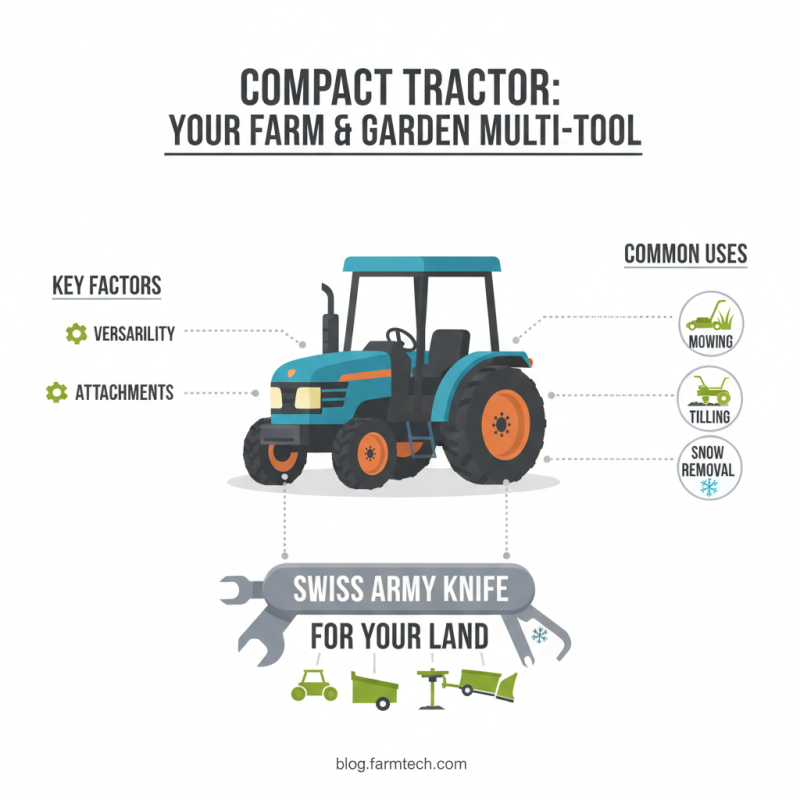 How to Choose the Most Affordable Compact Tractor for Your Needs?