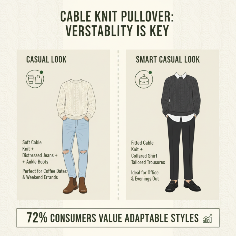 How to Style a Cable Knit Pullover Sweater for Any Occasion?