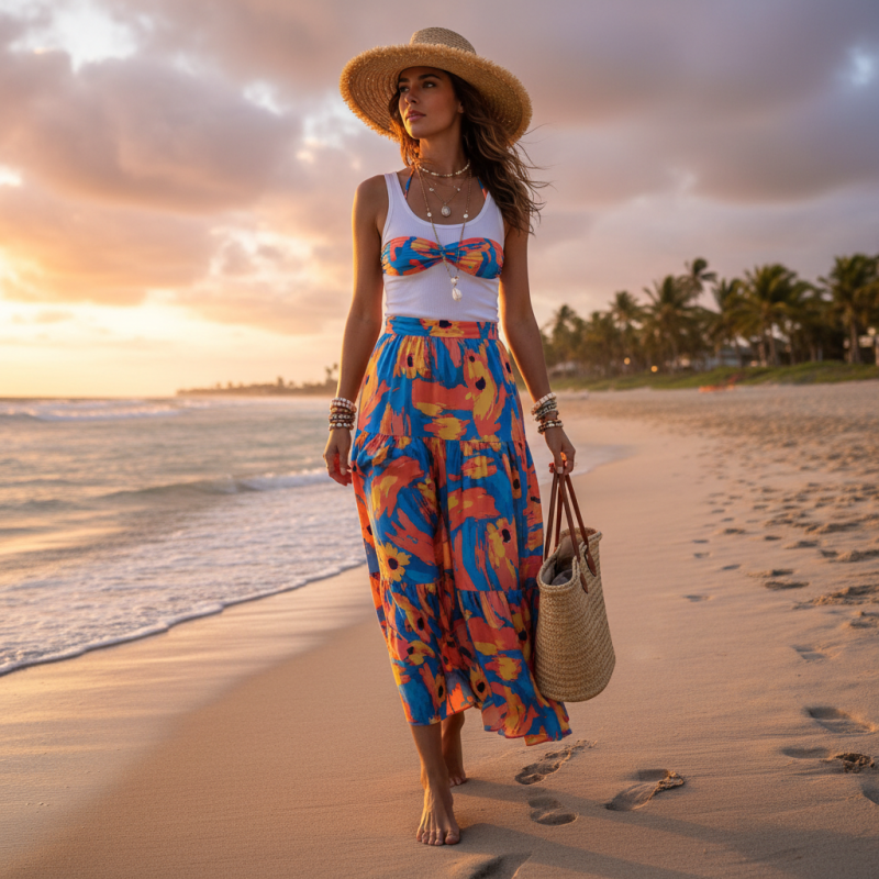 How to Style a Beach Skirt for Your Summer Outfits?