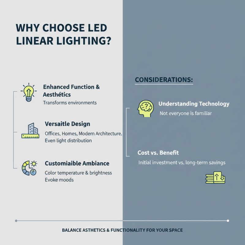 Why Choose LED Linear Lighting for Your Space?