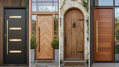 What are the Best Wood Front Door Designs for 2026?