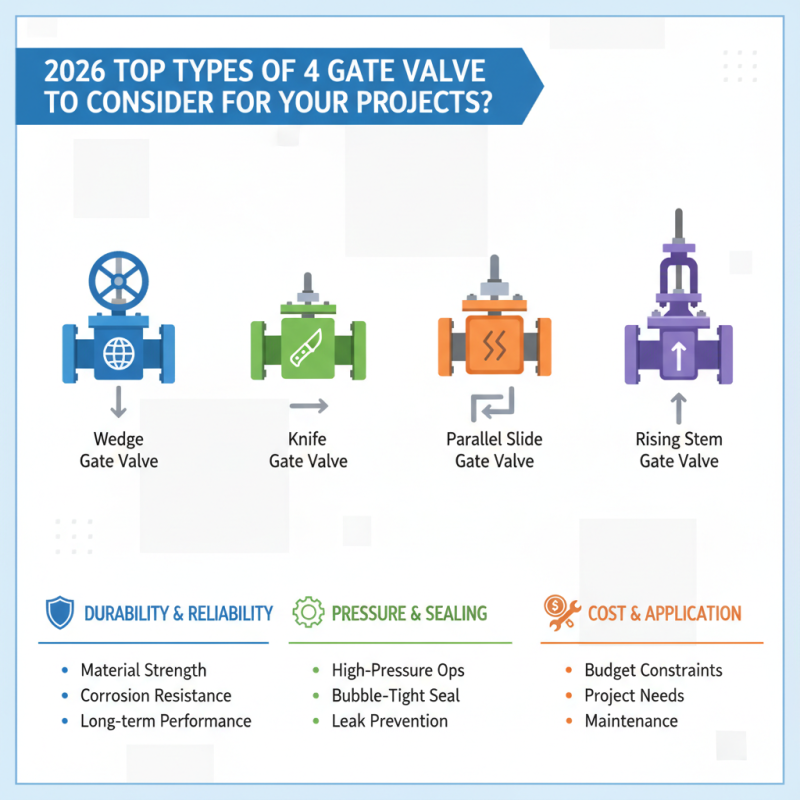 2026 Top Types of 4 Gate Valve to Consider for Your Projects?