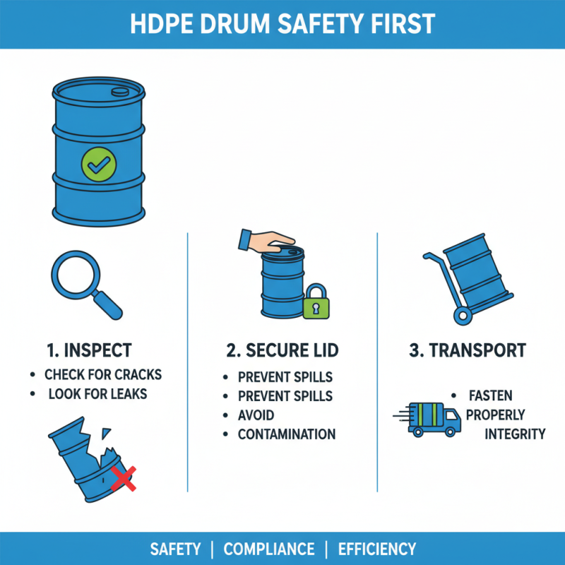 How to Use HDPE Drums for Safe and Efficient Storage Solutions?