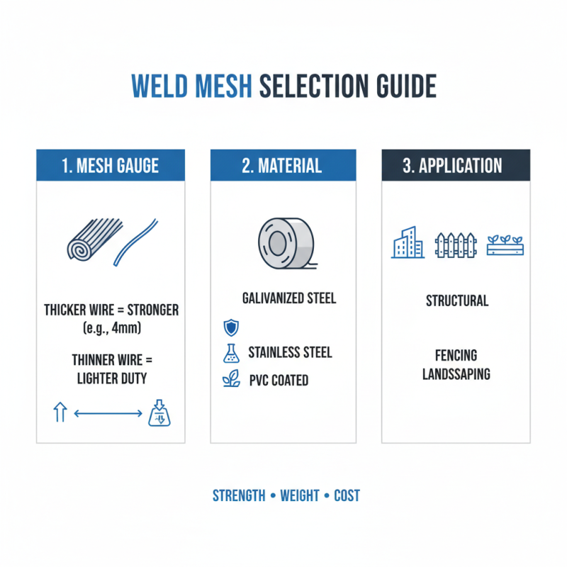 How to Choose the Right Weld Mesh for Your Project?