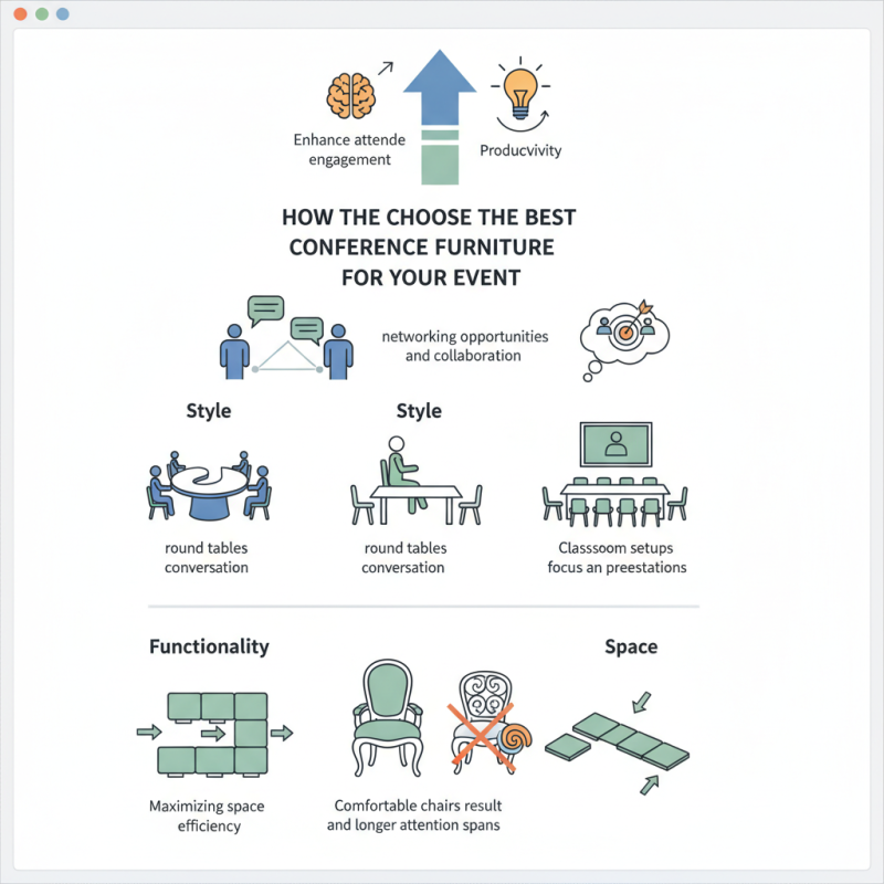 How to Choose the Best Conference Furniture for Your Event?