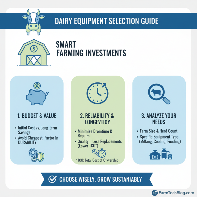 How to Choose the Best Dairy Equipment for Your Farm Needs?