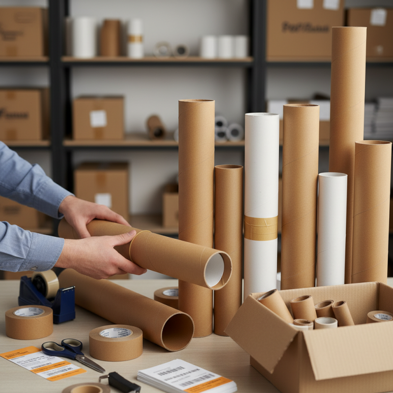 How to Use Cardboard Postal Tubes for Safe Shipping?