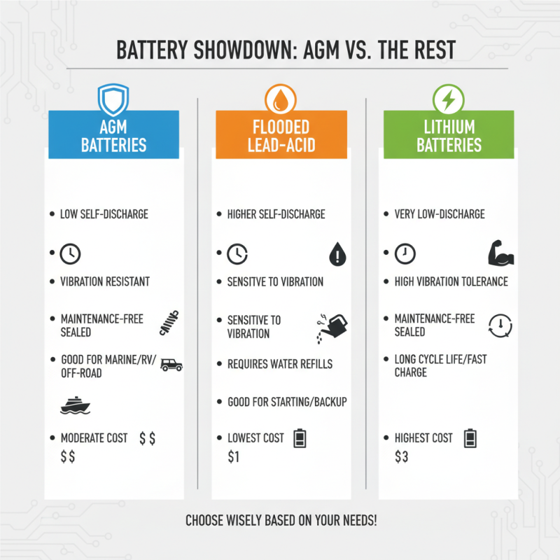 2026 How to Choose the Best AGM Batteries for Your Needs?