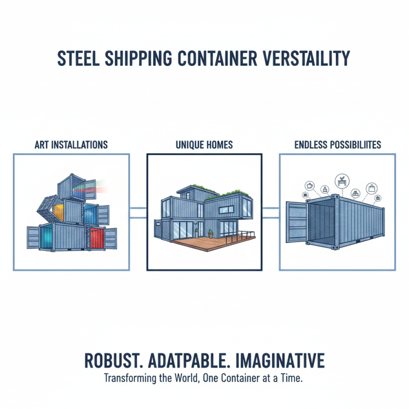 How to Use Steel Shipping Containers for Creative Projects?