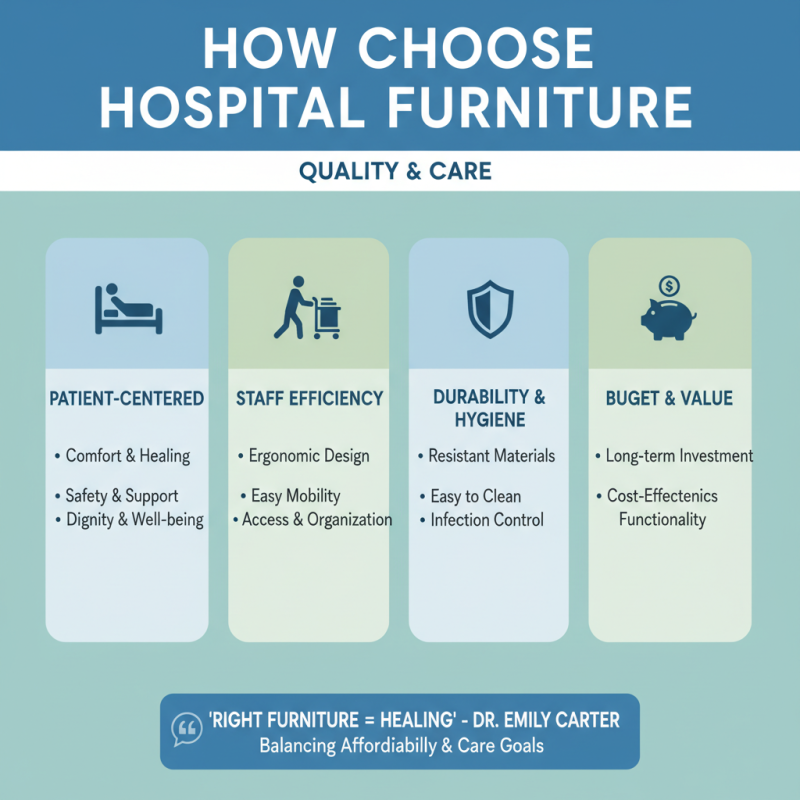 How to Choose the Best Hospital Furniture for Sale?