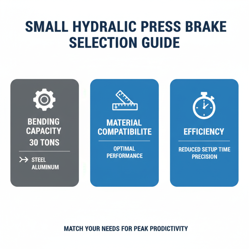 How to Choose the Best Small Hydraulic Press Brake for Your Needs?