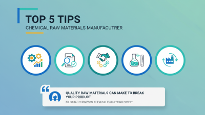 Top 5 Tips to Choose a Reliable Chemical Raw Materials Manufacturer?