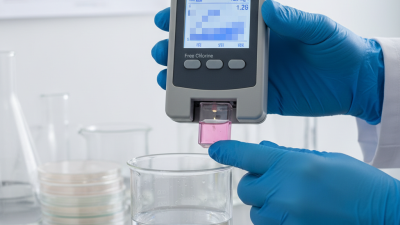 What is a free chlorine colorimeter and how is it used?