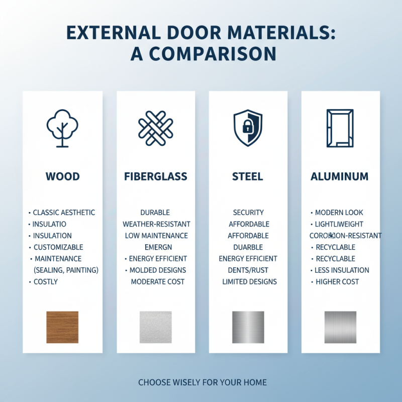 Top Types of External Doors for Your Home Needs?