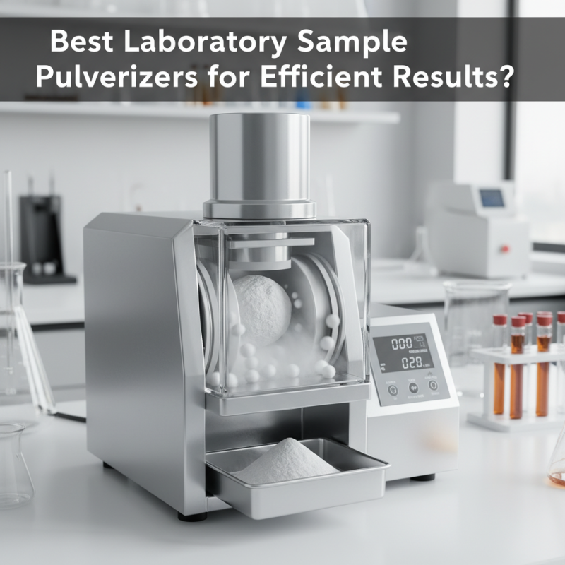 Best Laboratory Sample Pulverizers for Efficient Results?