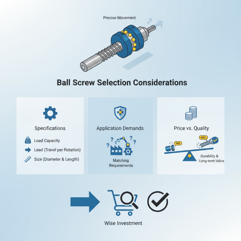 Best Ball Screw for Sale What to Consider Before Buying?