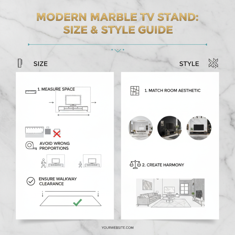 How to Choose the Best Modern Marble Tv Stand for Your Home?