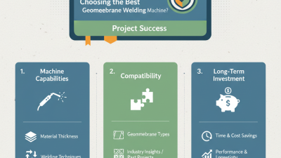 How to Choose the Best Geomembrane Welding Machine?