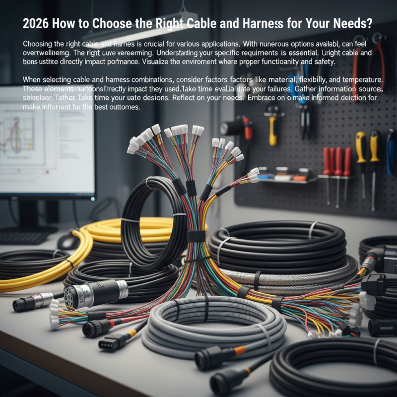 2026 How to Choose the Right Cable and Harness for Your Needs?