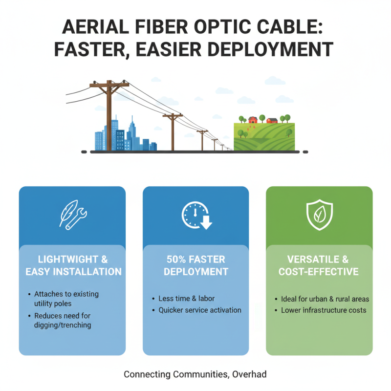 What is aerial fibre cable and how does it work?