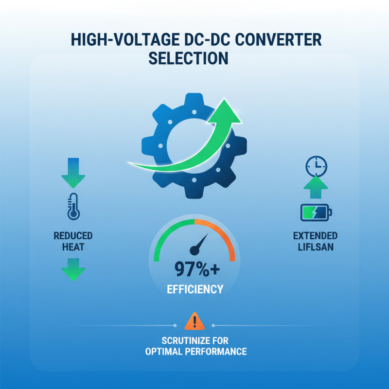 Why Choose a High Voltage DC DC Converter for Your Application?