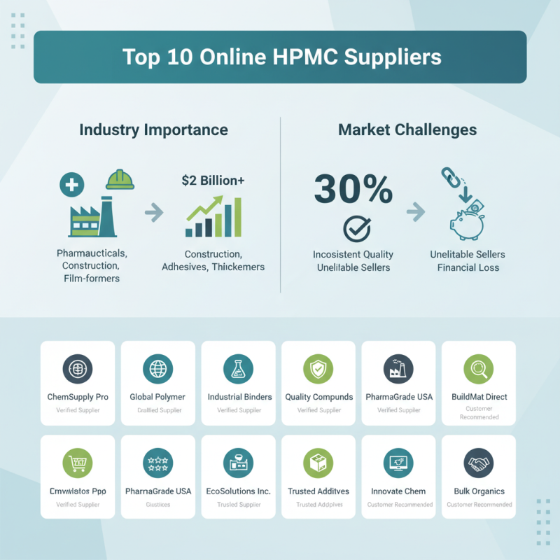 Top 10 Places to Find HPMC for Sale Online