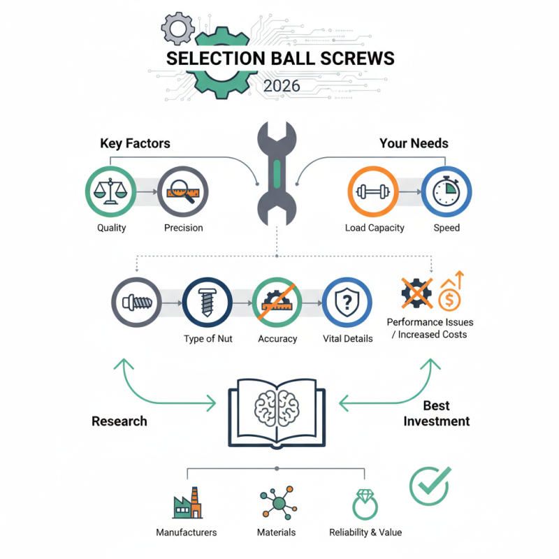 How to Choose the Best Ball Screw for Sale in 2026?