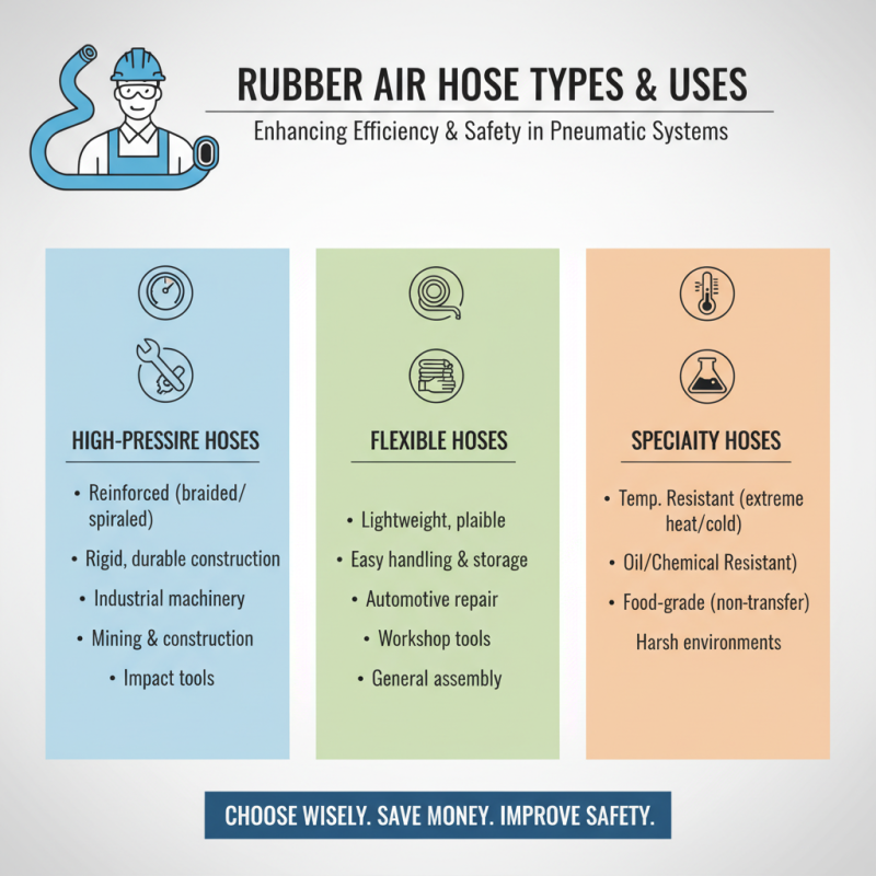 Best Rubber Air Hose Types and Their Uses Explained?
