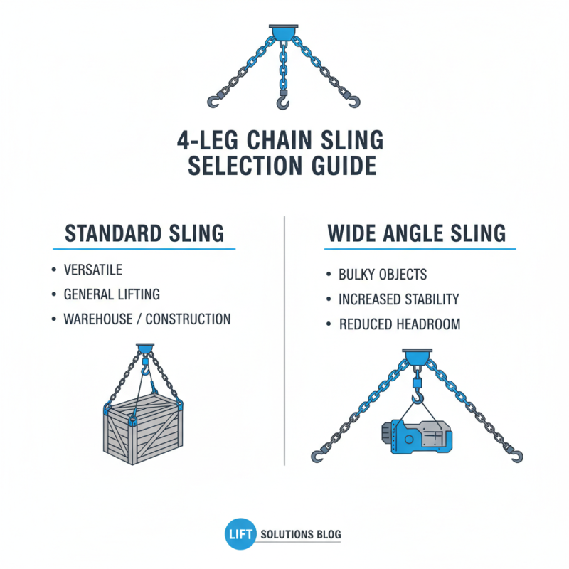 How to Choose the Right 4 Leg Chain Sling for Your Needs?
