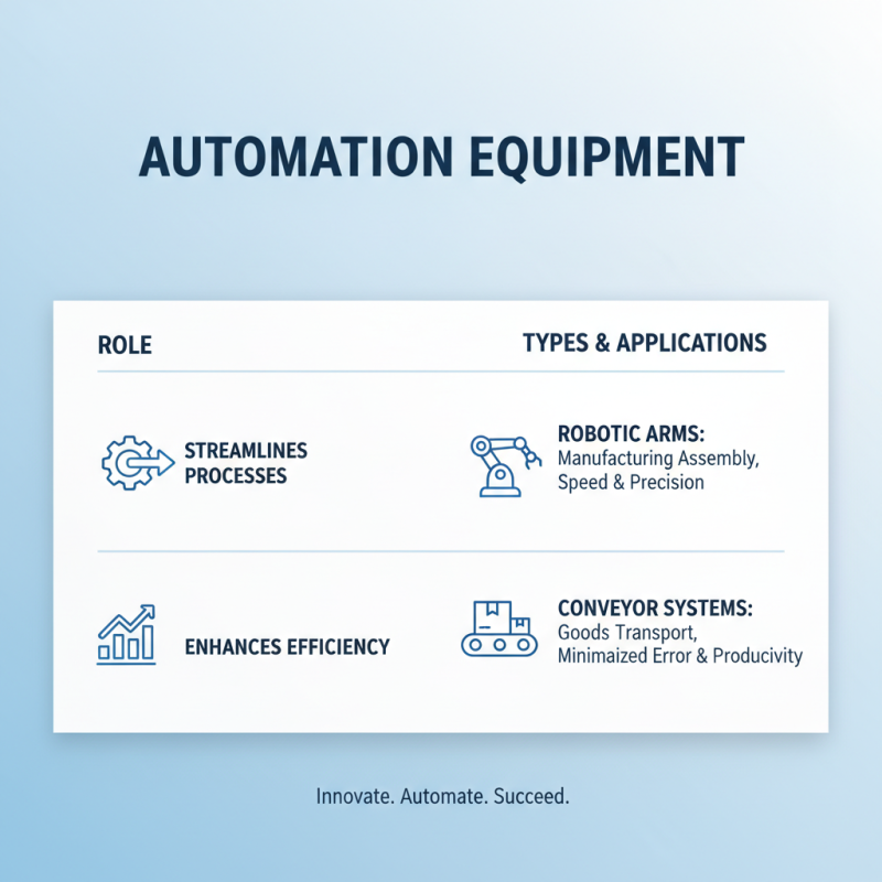 What is Automation Equipment and How Does It Work?