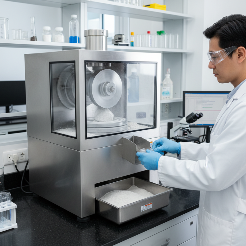 What is a laboratory sample pulverizer and how does it work?