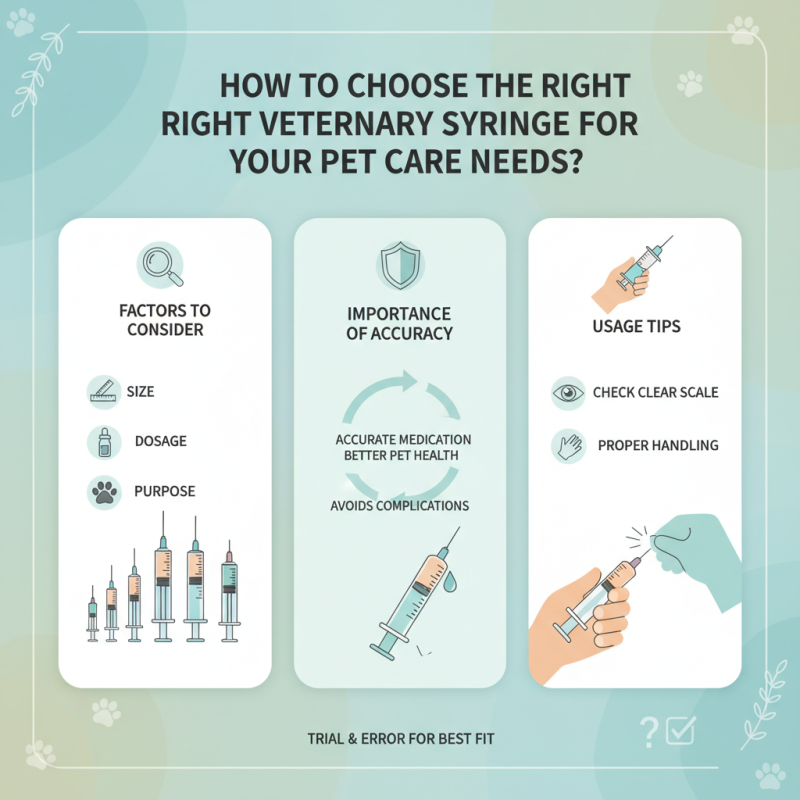 How to Choose the Right Veterinary Syringe for Your Pet Care Needs?